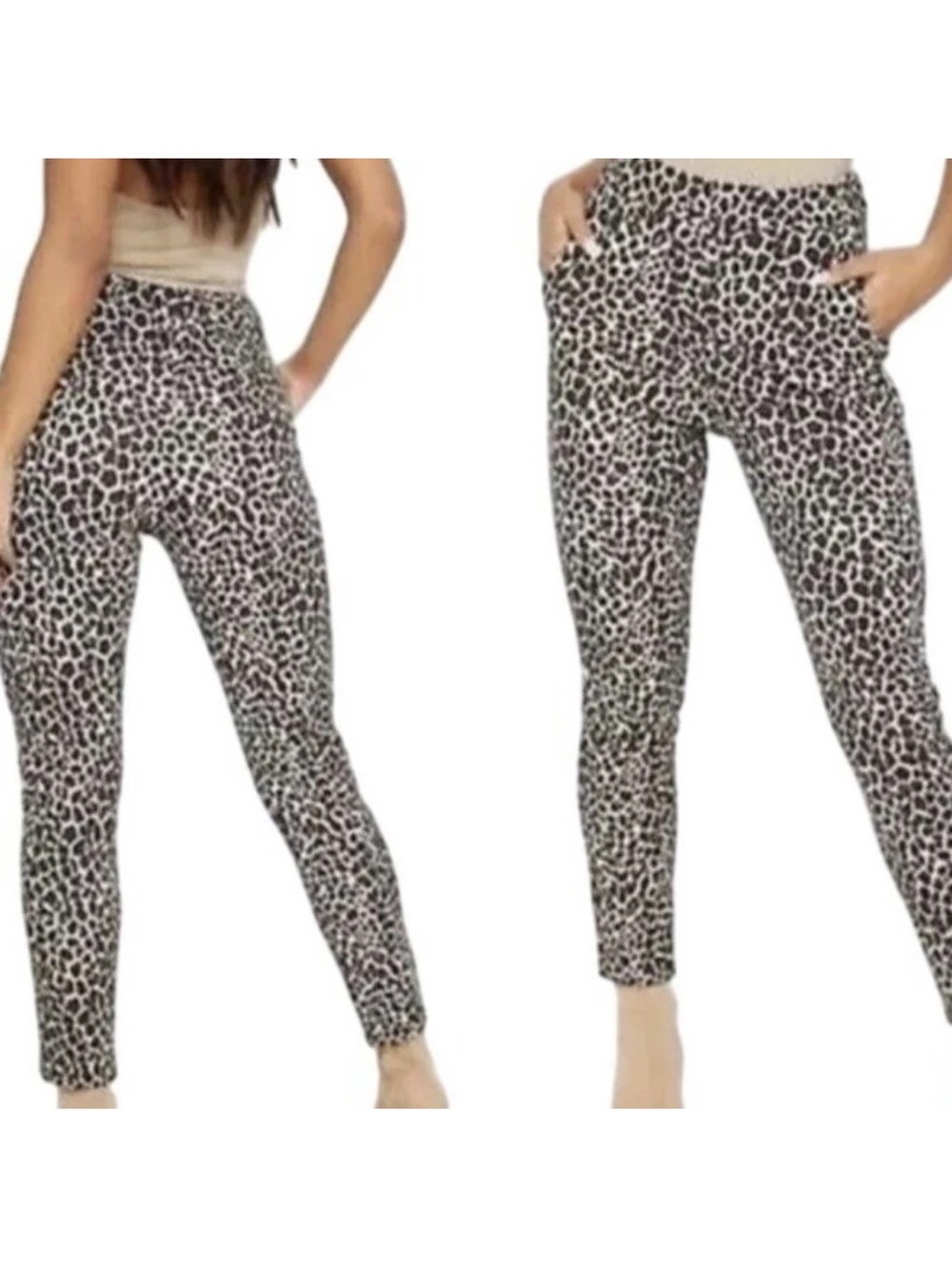 CAbi Pivot Spotted Jogger Pant #5680 LARGE